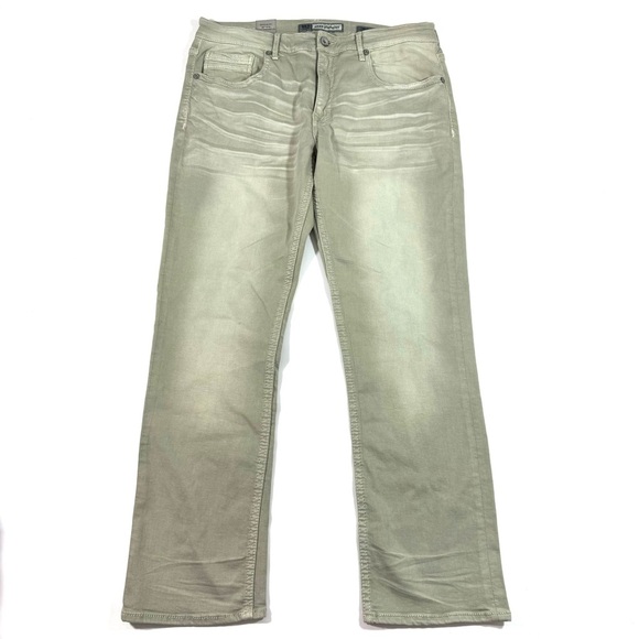 BKE Buckle Mens Jake Straight Jeans Mid Rise - Picture 1 of 9